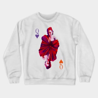 Billie Holiday queen of hearts Crewneck Sweatshirt